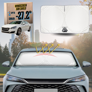Front Windscreen Sun Shade for Peugeot 508 2010 - 2018 (W23) - Standard 150 x 85 cm