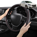 Steering Wheel Cover Pro Extra Layer for Peugeot 508 2010-2018 (W23) - Breathable & Anti-Slip - Circle 38 cm-1