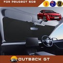 Front Windscreen Sun Shade for Peugeot 508 2018 - Current (R83) - Standard 150 x 85 cm - Black-1