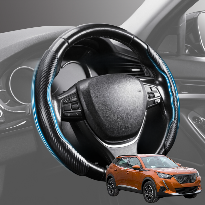 Segmented Steering Wheel Cover for Peugeot 2008 SUV 2012 - 2019 (A94) - Universal Size