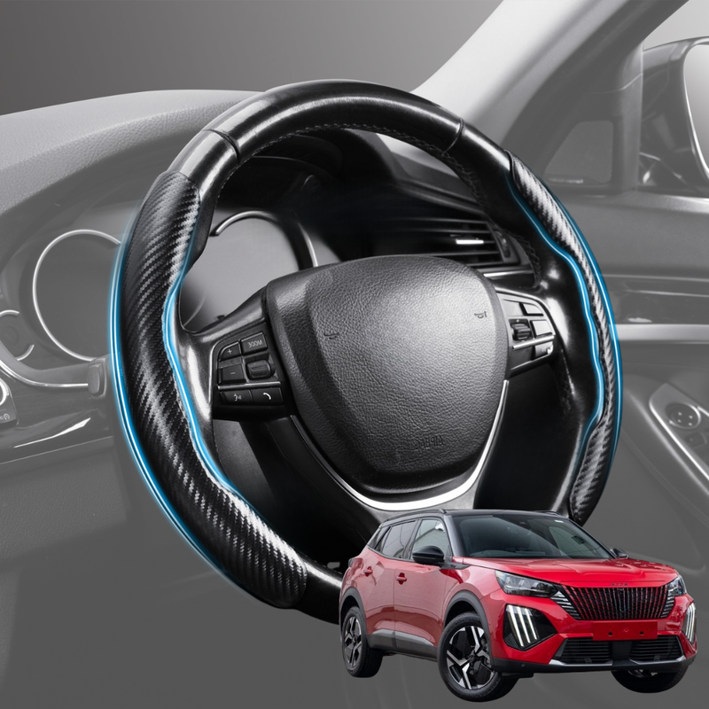Segmented Steering Wheel Cover for Peugeot 2008 SUV 2020 - Current (P24) - Universal Size