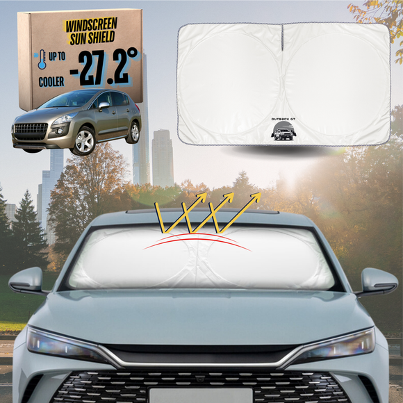 Front Windscreen Sun Shade for Peugeot 3008 SUV 2007 - 2017 (T8) - Standard 150 x 85 cm