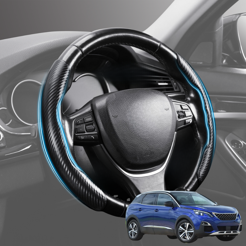 Segmented Steering Wheel Cover for Peugeot 3008 SUV 2017 - Current (P84) - Universal Size