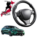 Black Samurai Segmented Steering Wheel Cover for BMW 5 Series 2023 - Current (G60 G61 G68)-1
