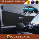 Front Windscreen Sun Shade for Peugeot 5008 SUV 2017 - Current (P87) - Standard 150 x 85 cm - Black-1
