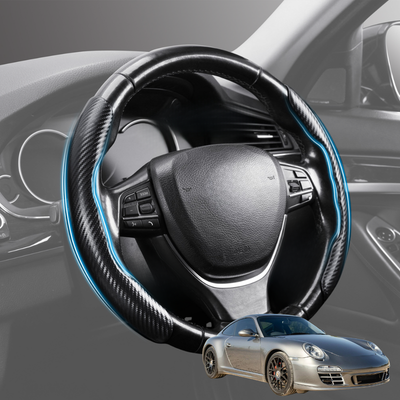 Segmented Steering Wheel Cover for Porsche 911 2005 - 2012 (997 without Bose) - Universal Size