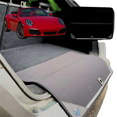 Rear Cargo Boot Bumper Protector for Porsche 911 2012 - 2019 -991 - Standard (72 x 55) - Black