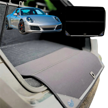 Rear Cargo Boot Bumper Protector for Porsche 911 2019 - Current -992 - Standard (72 x 55) - Black