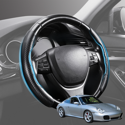 Segmented Steering Wheel Cover for Porsche 911 Bose 1999 - 2004 (996 with Bose) - Universal Size