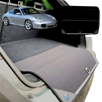 Rear Cargo Boot Bumper Protector for Porsche 911 Bose 1999 - 2004 (996 with Bose) - Standard (72 x 55) - Black