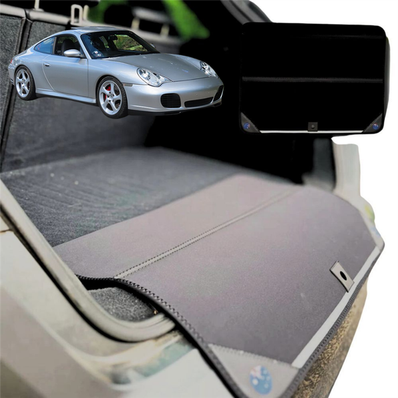 Rear Cargo Boot Bumper Protector for Porsche 911 Bose 1999 - 2004 (996 with Bose) - Standard (72 x 55) - Black
