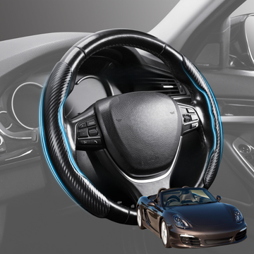 Segmented Steering Wheel Cover for Porsche Boxster/Cayman 2012 - 2016 -981 - Universal Size