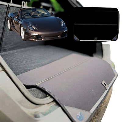Rear Cargo Boot Bumper Protector for Porsche Boxster/Cayman 2012 - 2016 -981 - Standard (72 x 55) - Black