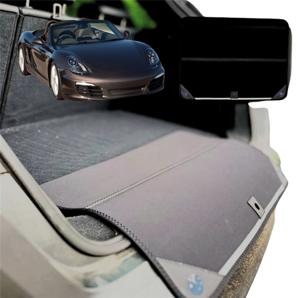 Rear Cargo Boot Bumper Protector for Porsche Boxster/Cayman 2012 - 2016 -981 - Standard (72 x 55) - Black