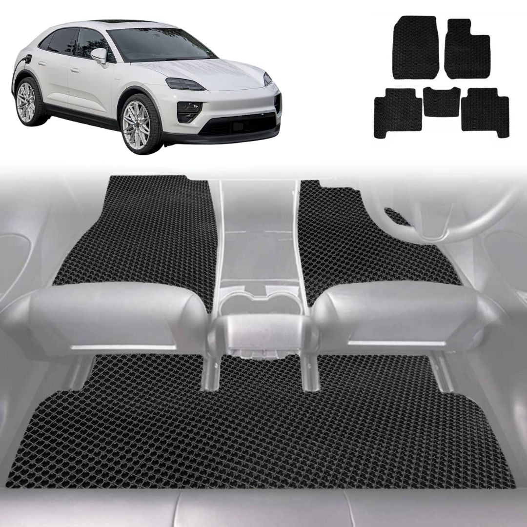 6D Diamond Car Floor Mats for Porsche Macan 2014 - Current 95B - Custom-Fit Carpet Liner