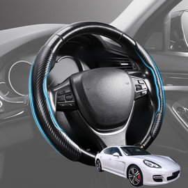 Segmented Steering Wheel Cover for Porsche Panamera 2009 - 2016 (970 G1) - Universal Size