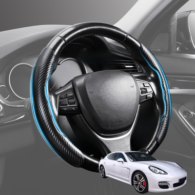 Segmented Steering Wheel Cover for Porsche Panamera 2009 - 2016 (970 G1) - Universal Size