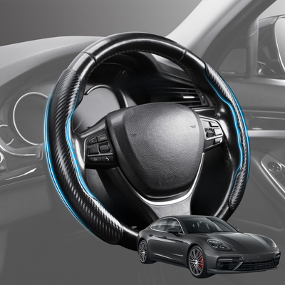 Segmented Steering Wheel Cover for Porsche Panamera 2017 - Current (972 G2) - Universal Size