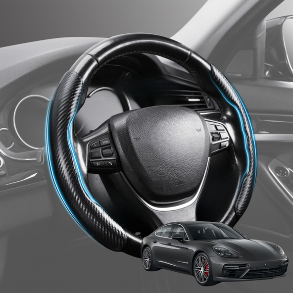 Segmented Steering Wheel Cover for Porsche Panamera 2017 - Current (972 G2) - Universal Size