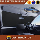 Front Windscreen Sun Shade for Proton Jumbuck 2002 - 2010 (Ute) - Standard 150 x 85 cm - Black-1