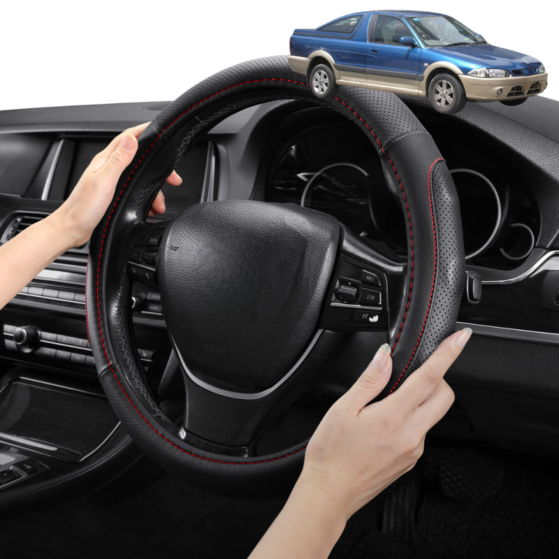 Steering Wheel Cover Pro Extra Layer for Proton Jumbuck 2002 - 2010 (Ute) - Breathable & Anti-Slip