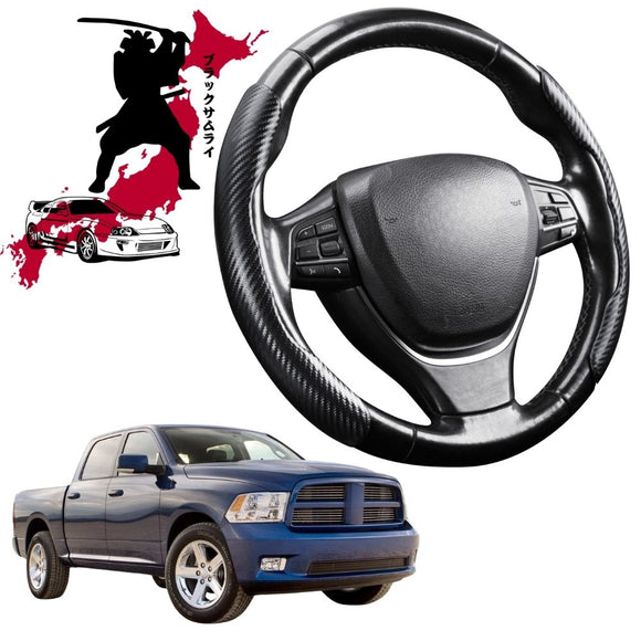Black Samurai Segmented Steering Wheel Cover for RAM 1500 2009 - Current (DS)