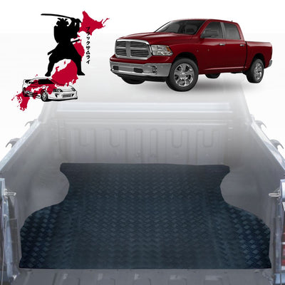 Black Samurai UTE Tub Mat Tray Liner for RAM 1500 Express 2019 - Current (DT) - In 2 Pcs