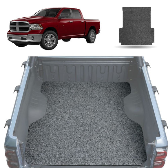 Honeycomb UTE Tub Mat Tray Liner for RAM 1500 Express 2019 - Current (DT) - In 2 Pcs - Black & Grey