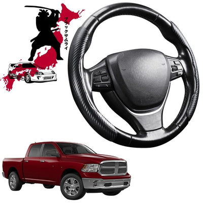 Black Samurai Segmented Steering Wheel Cover for RAM 1500 Express 2019 - Current (DT)