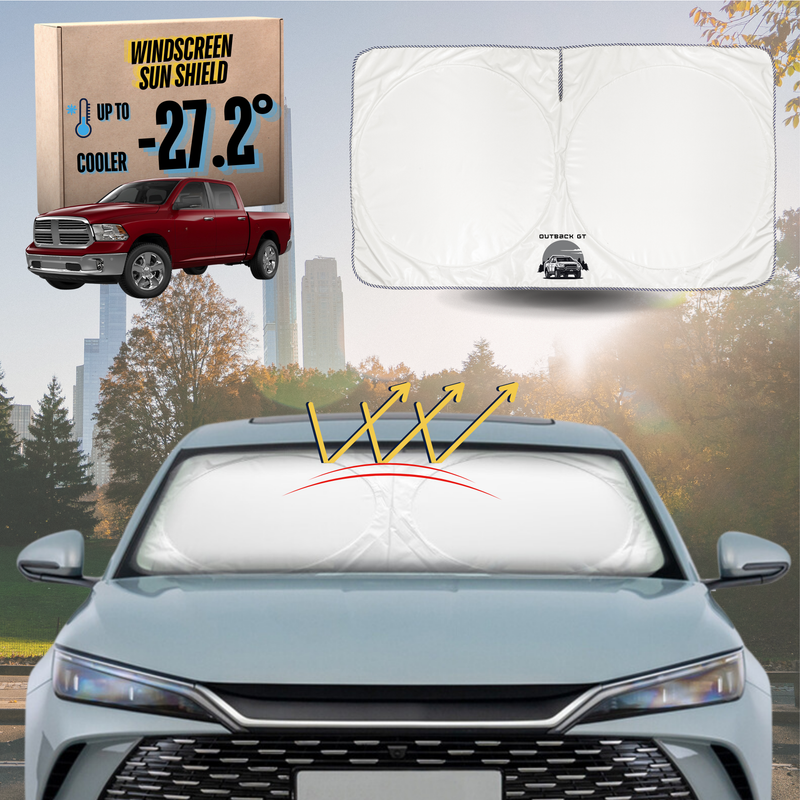 Front Windscreen Sun Shade for RAM 1500 Express 2019 - Current (DT) - Standard 150 x 85 cm