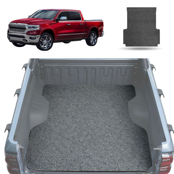 Honeycomb UTE Tub Mat Tray Liner for RAM 1500 Laramie 2019 - Current (DT) - In 2 Pcs - Black & Grey