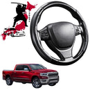 Black Samurai Segmented Steering Wheel Cover for RAM 1500 Laramie 2019 - Current (DT)-1
