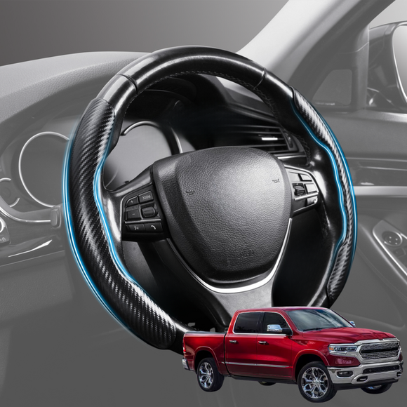 Segmented Steering Wheel Cover for RAM 1500 Laramie 2019 - Current (DT) - Universal Size