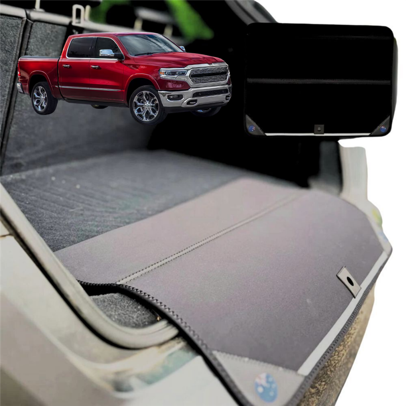 Rear Cargo Boot Bumper Protector for RAM 1500 Laramie 2019 - Current (DT) - Standard (72 x 55) - Black