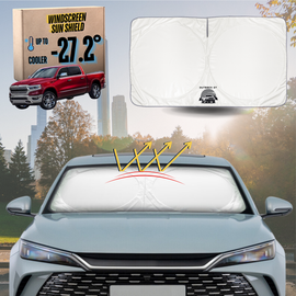 Front Windscreen Sun Shade for RAM 1500 Laramie 2019 - Current (DT) - Standard 150 x 85 cm