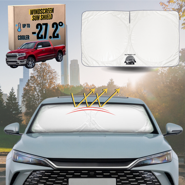 Front Windscreen Sun Shade for RAM 1500 Laramie 2019 - Current (DT) - Standard 150 x 85 cm