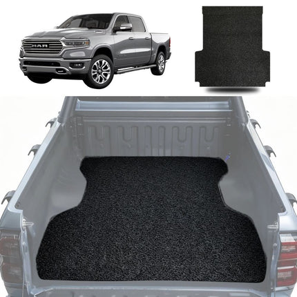 Honeycomb UTE Tub Mat Tray Liner for RAM 1500 Limited 2019 - Current (DT) - In 2 Pcs - Black & Grey