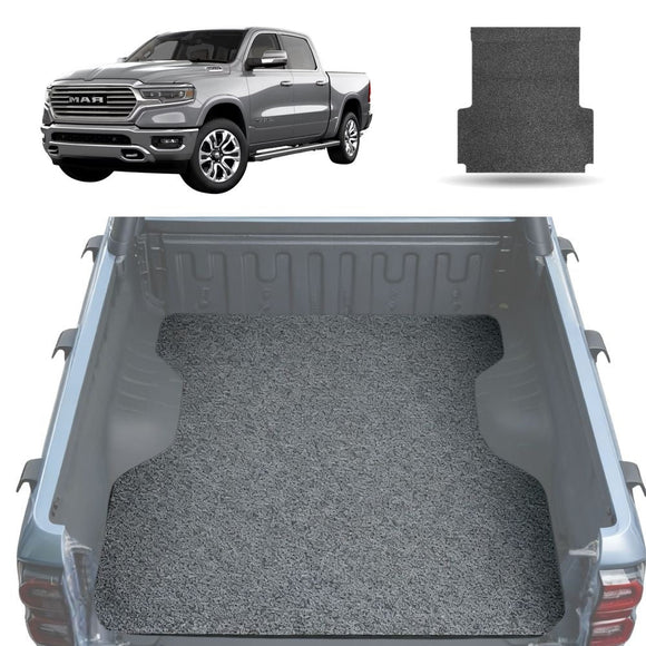 Honeycomb UTE Tub Mat Tray Liner for RAM 1500 Limited 2019 - Current (DT) - In 2 Pcs - Black & Grey