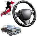 Black Samurai Segmented Steering Wheel Cover for RAM 1500 Limited 2019 - Current (DT)-1