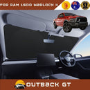 Front Windscreen Sun Shade for RAM 1500 Warlock II 2019 - Current (DT) - Standard 150 x 85 cm - Black-1