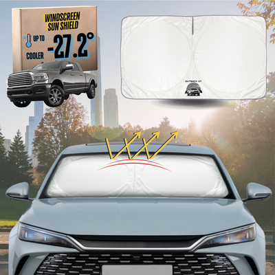 Front Windscreen Sun Shade for RAM 2500/3500 Laramie 2021 - Current - Standard 150 x 85 cm