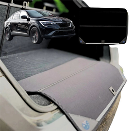 Rear Cargo Boot Bumper Protector for Renault Arkana 2021 - Current - XL (98 x 55) - Black