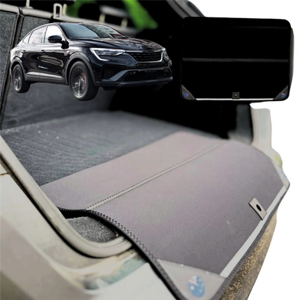Rear Cargo Boot Bumper Protector for Renault Arkana 2021 - Current - XL (98 x 55) - Black
