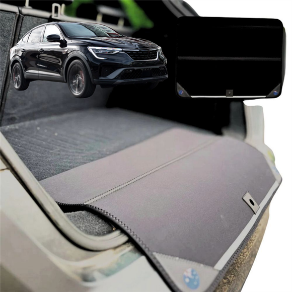 Rear Cargo Boot Bumper Protector for Renault Arkana 2021 - Current - XL (98 x 55) - Black
