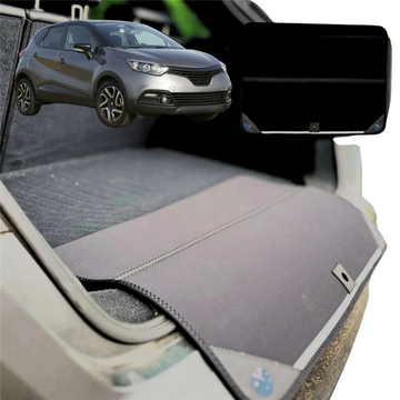 Rear Cargo Boot Bumper Protector for Renault CAPTUR 2014 - 2019 (J87) - Standard (72 x 55) - Black