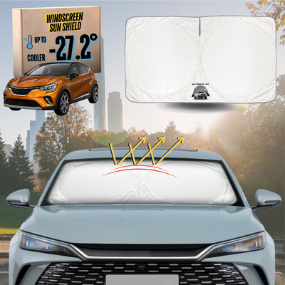 Front Windscreen Sun Shade for Renault CAPTUR 2019 - Current (JB/JE) - Standard 150 x 85 cm