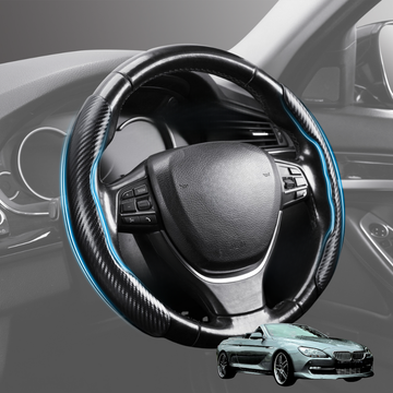 Segmented Steering Wheel Cover for BMW 6 Series Coupe/Convertible 2011 - 2019 (F12 F13) - Universal Size