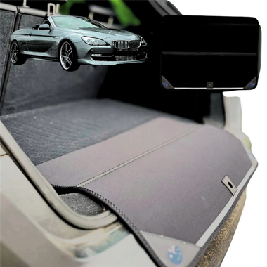 Rear Cargo Boot Bumper Protector for BMW 6 Series Coupe/Convertible 2011 - 2019 (F12 F13) - Standard (72 x 55) - Black