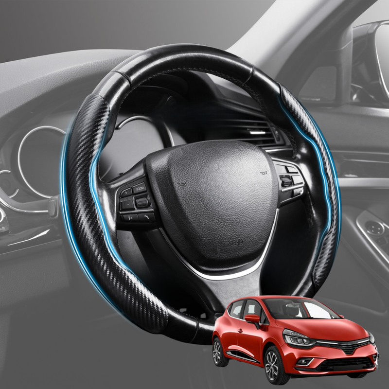 Segmented Steering Wheel Cover for Renault Clio 2012 - 2019 (BH/KH) - Universal Size