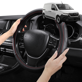 Steering Wheel Cover Pro Extra Layer for Renault KANGOO 2010-2021 - Breathable & Anti-Slip - Circle 38 cm